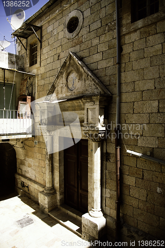 Image of Jerusalem street travel on holy land