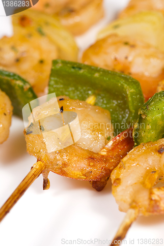 Image of Prawn kebabs