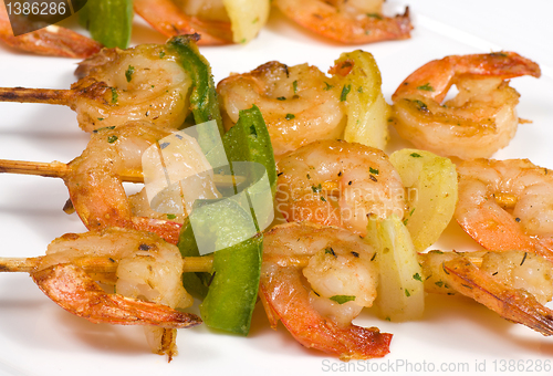 Image of Prawn kebabs