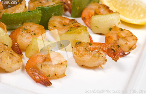 Image of Prawn kebabs