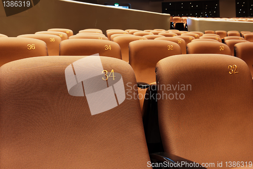 Image of Chairs in modern theatre
