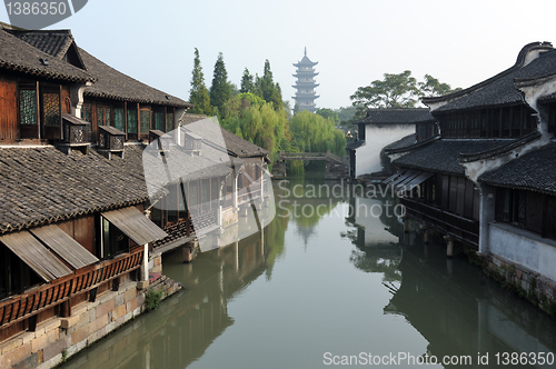 Image of China traditional style building in Wuzhen town