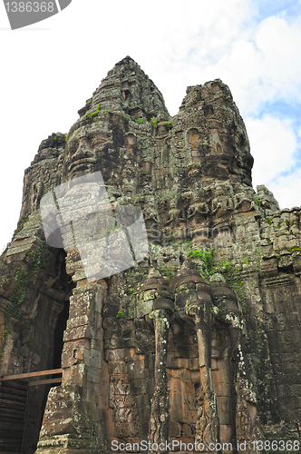 Image of Angkor Thom south gate in Cambodia