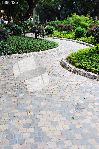 Image of Road in garden