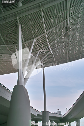 Image of Modern railway station architecture