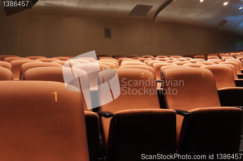 Image of Chairs in modern theatre