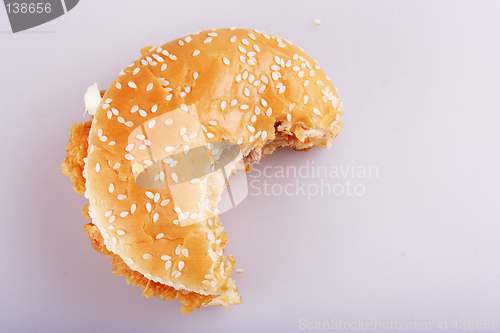 Image of Bitten burger