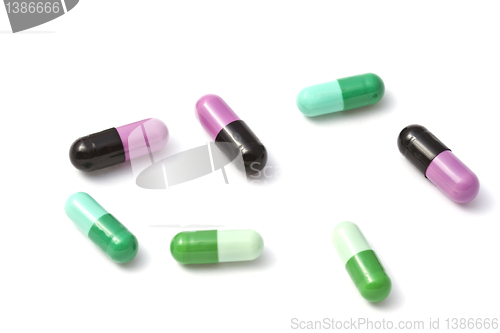 Image of Colorful capsules