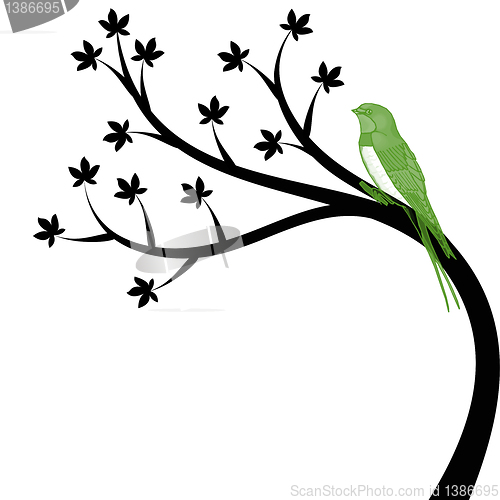 Image of Tree and bird