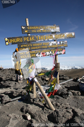 Image of The Peak of Mount Kilimanjaro 