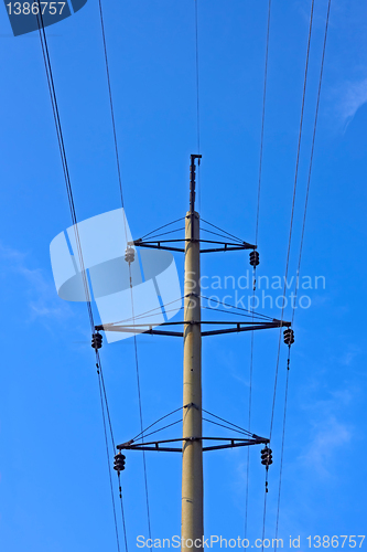 Image of High voltage transmission pillar