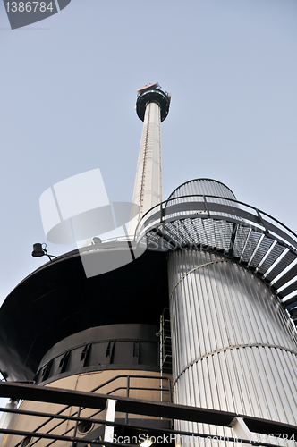 Image of low angle view of the top of the Euromast