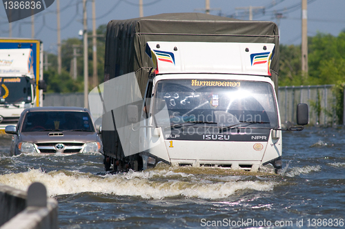 Image of Monsoon flooding in Bangkok, November 2011