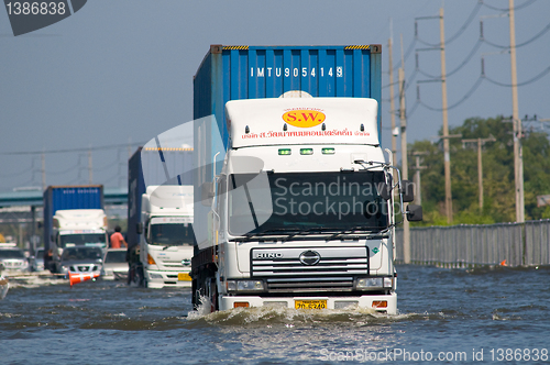 Image of Monsoon flooding in Bangkok, November 2011