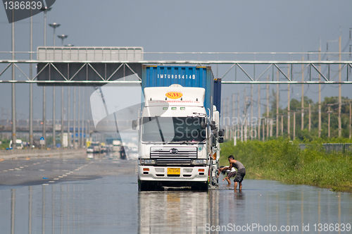 Image of Monsoon flooding in Bangkok, November 2011