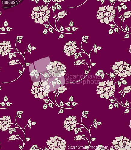 Image of floral seamless texture