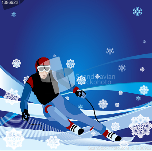 Image of skier