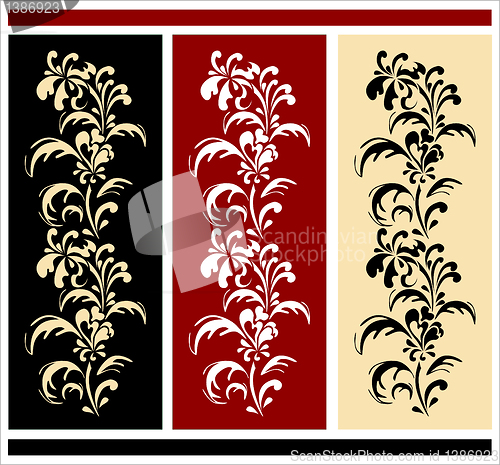Image of floral borders