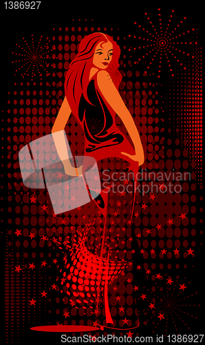 Image of clubbing girl