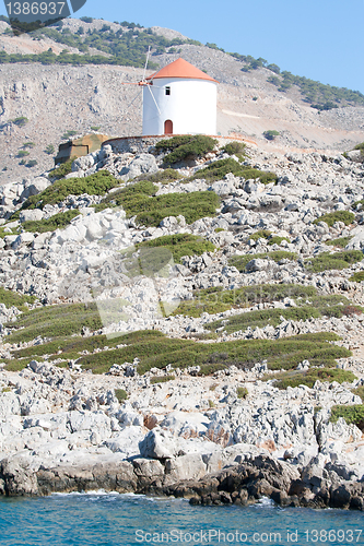 Image of Windmill on Symi, a Greek Dodecanese Island