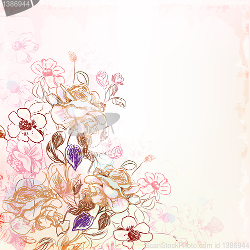 Image of floral background