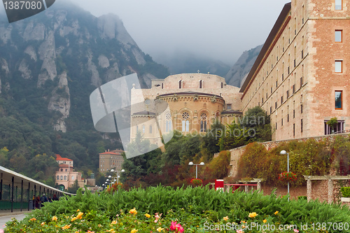 Image of Monastery in Montserrat, Spain 