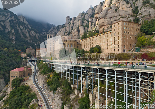 Image of Monastery in Montserrat, Spain 