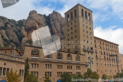Image of Monastery in Montserrat, Spain 