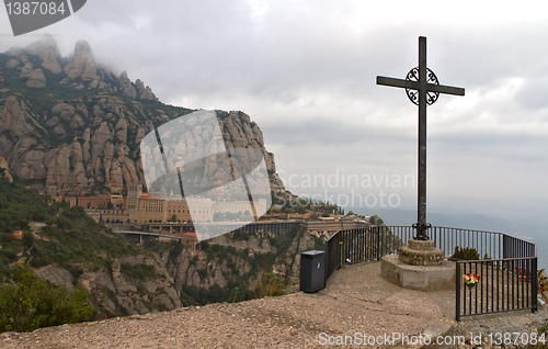 Image of Monastery in Montserrat, Spain 