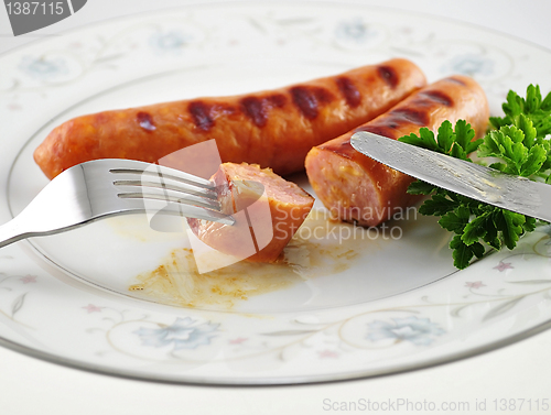 Image of cheese sausages