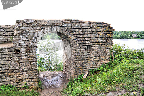 Image of aging battlement