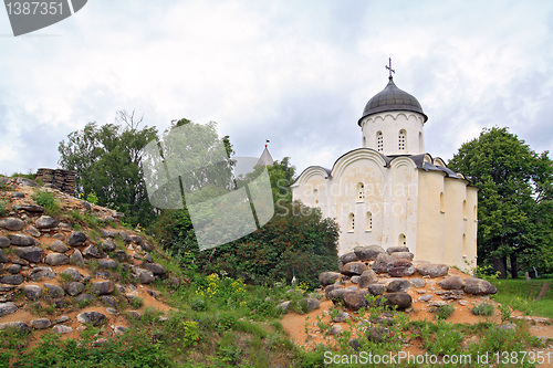Image of aging church amongst stone