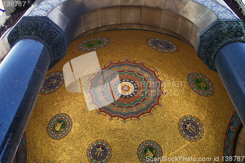 Image of ceiling of tomb