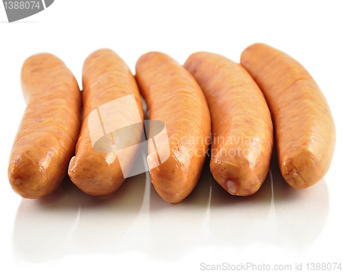 Image of sausages with cheese 
