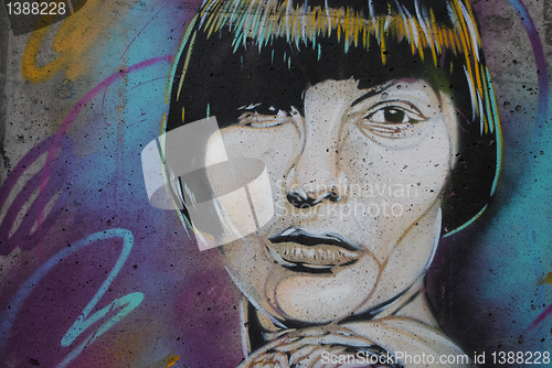 Image of Graffiti portrait