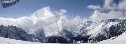 Image of Panorama Mountains. Ski resort.