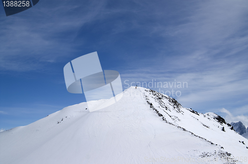 Image of Freeriders on top of mountains