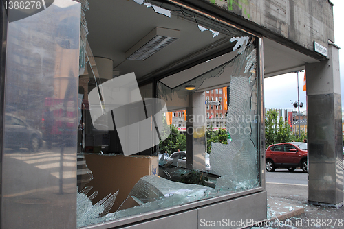 Image of 22/7: Building damaged by terror bomb