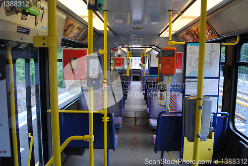 Image of Inside a tram