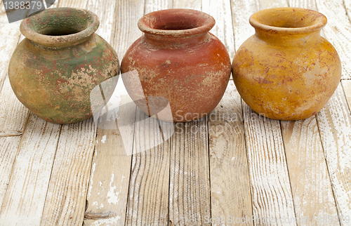 Image of rustic clay pots