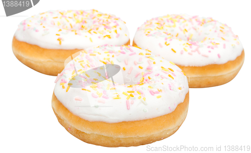 Image of Donuts Isolated on White