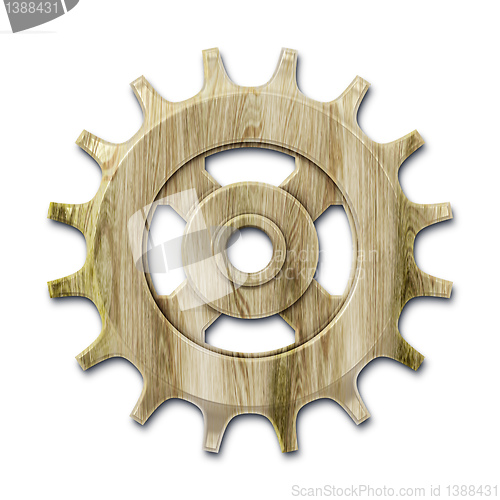 Image of wooden gear