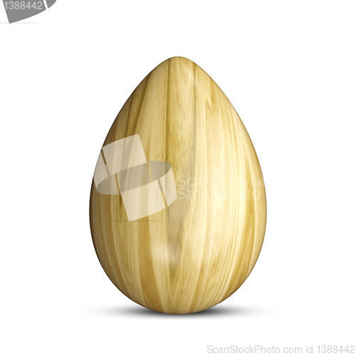 Image of wodden egg