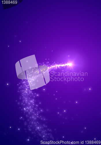 Image of shooting star