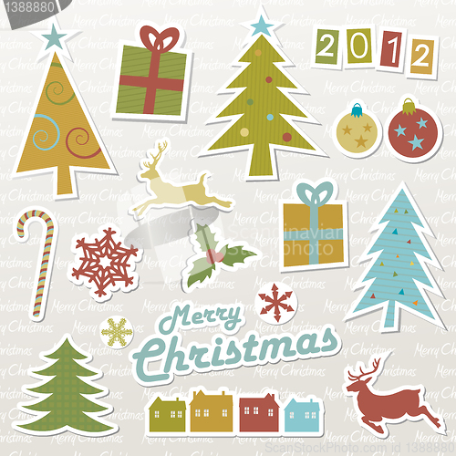 Image of Christmas design elements