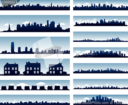 Image of City silhouettes