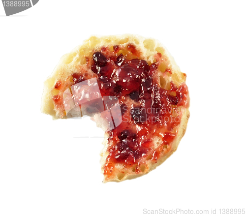 Image of english muffins with jelly