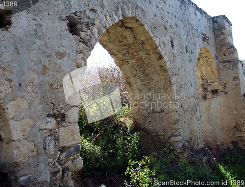 Image of Sideways bridge. Flasou. Cyprus