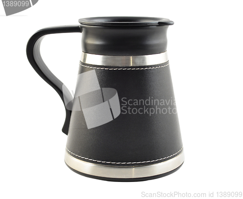 Image of black travel coffee mug