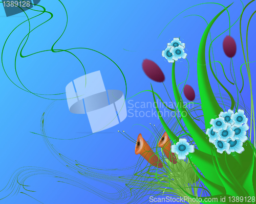 Image of abstract floral ornament 